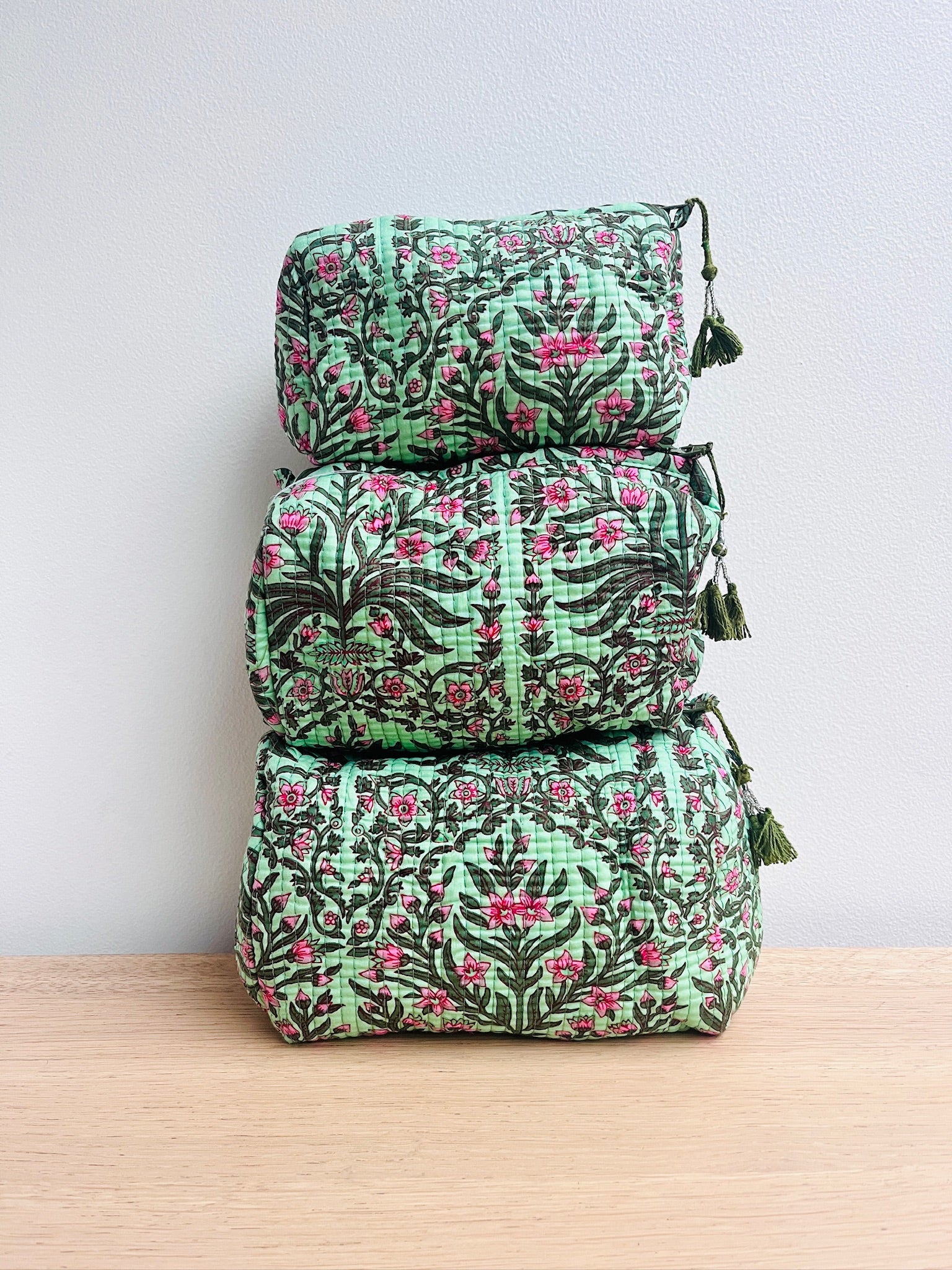 Toilettas set - Groen