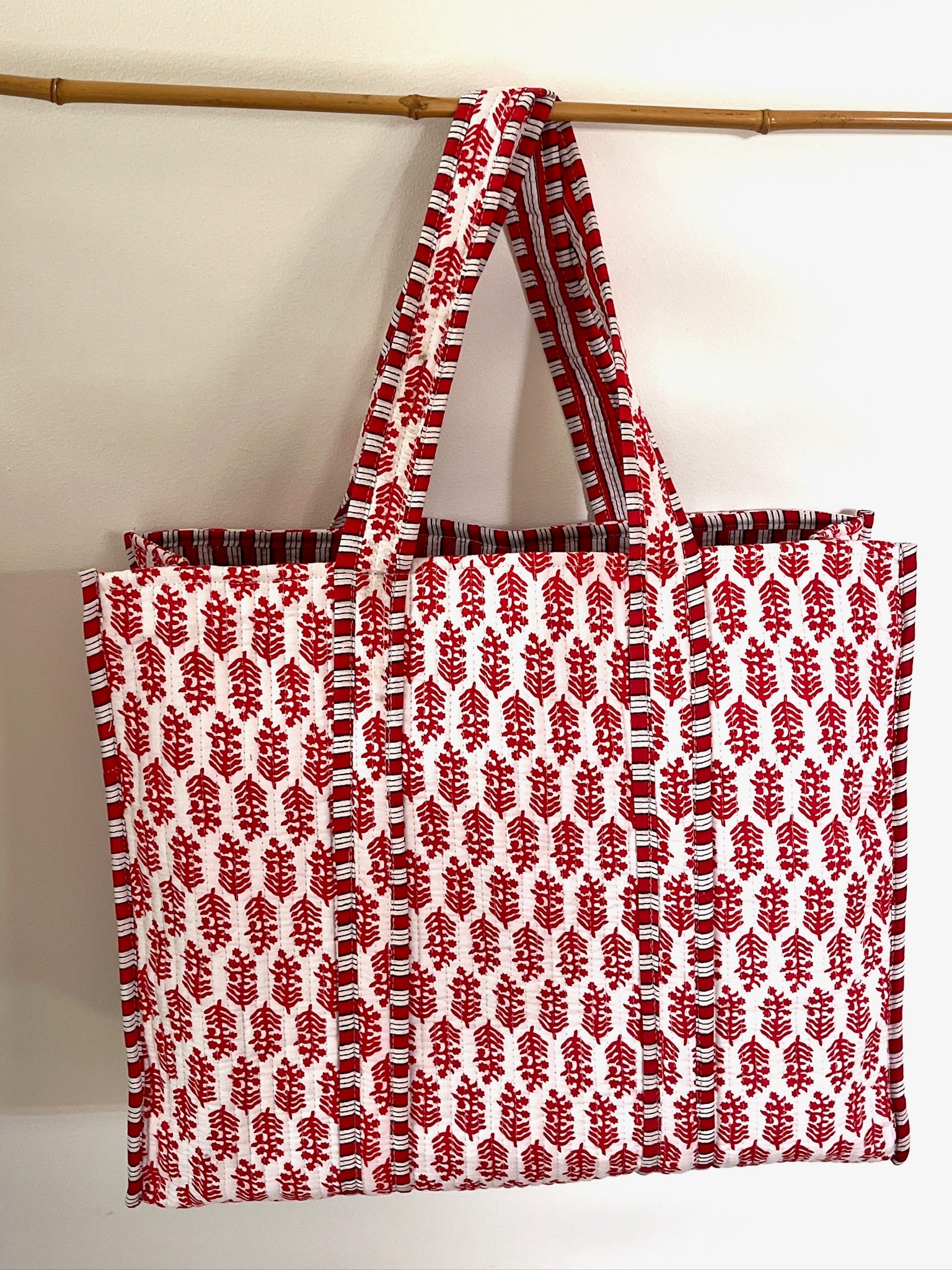 Shopper Rood/Wit