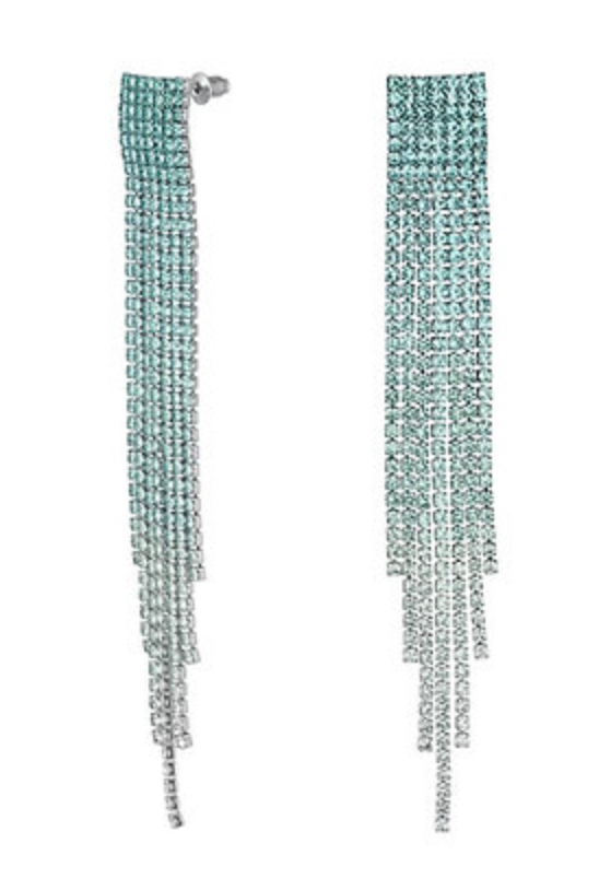 Oorbellen 'Marit' - Blauw